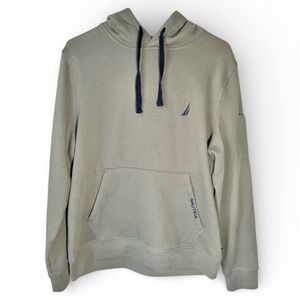 Nautica Men’s Hoodie Pullover Sweatshirt Medium Olive Green Long Sleeve 2023